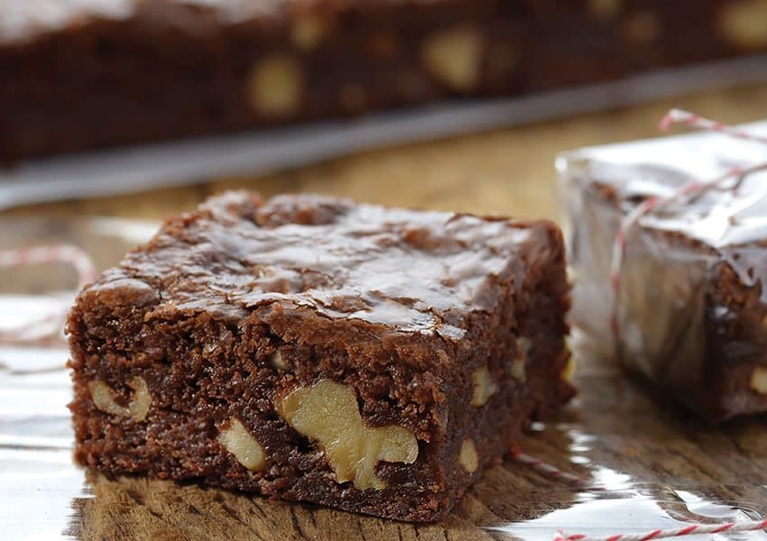 Presenteie com um brownie fácil de fazer