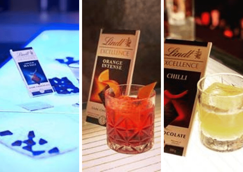 Lindt apresenta receitas de drinks para harmonizar com chocolate