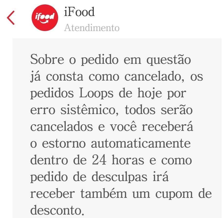 ifood erro