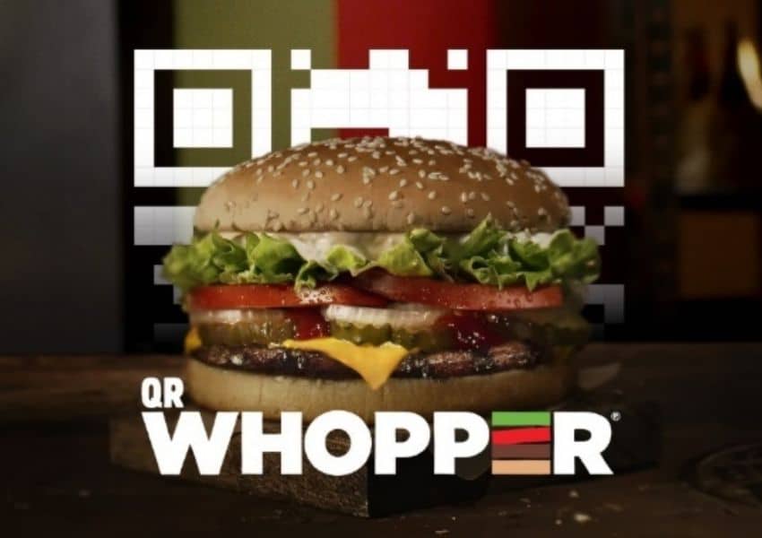 BURGER KING® USA QR CODES PARA TRANSFORMAR COMERCIAL EM JOGO