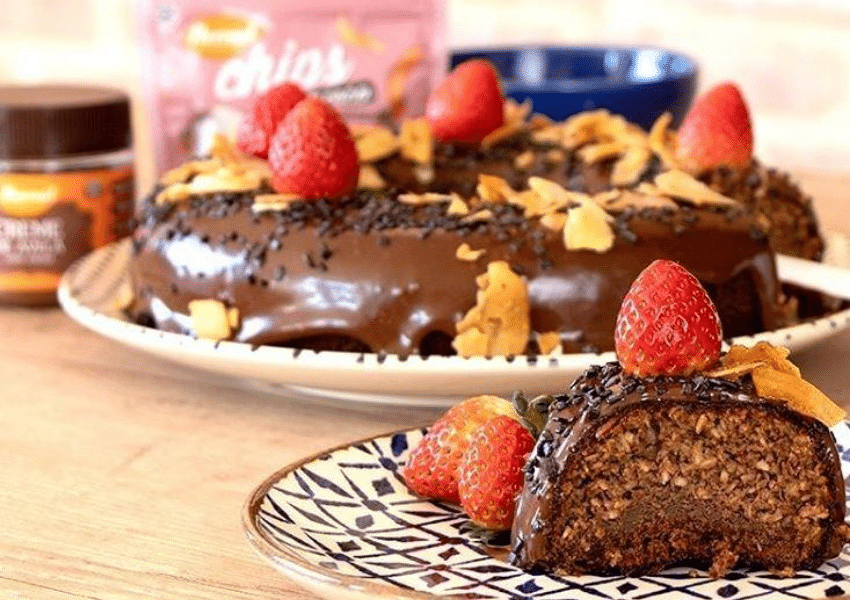 bolo de chocolate sem gluten