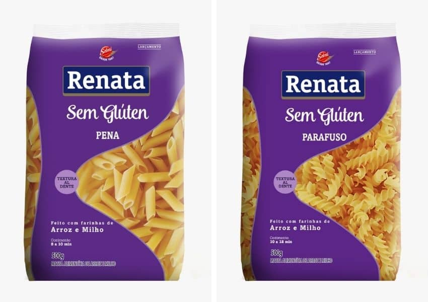 Renata lanca linha de massas Sem Gluten