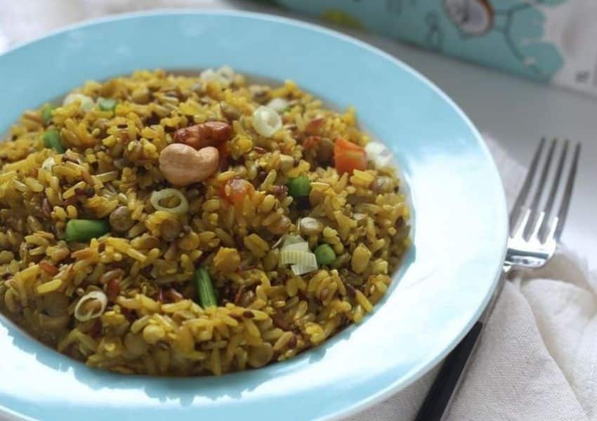 Arroz Sete Graos Cremoso ao Curry