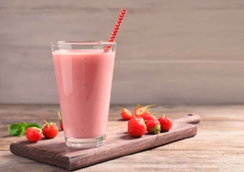 Receita de Smoothie de morango