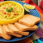 Guacamole com Torradas Integrais