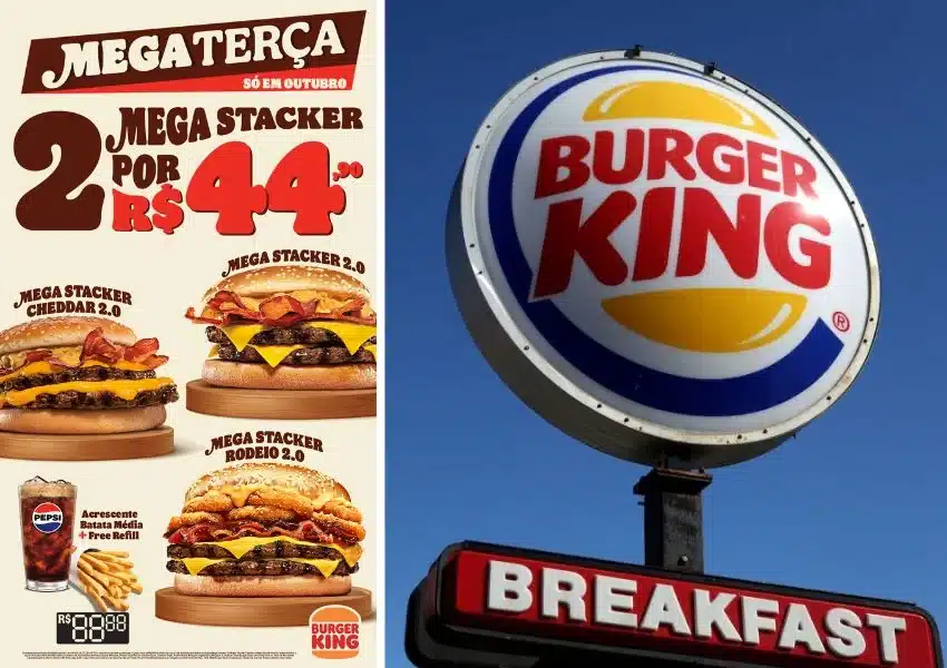 Mega Stacker do Burger King