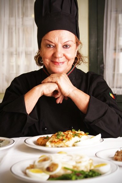 Chef Olga Soares, do restaurante Sagres