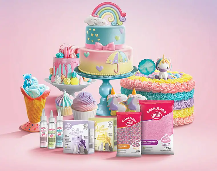 a Mix Indústria de Alimentos, marca do grupo Duas Rodas voltada ao mercado de confeitaria e panificação, apresenta a linha Candy Colors, inédita no Brasil