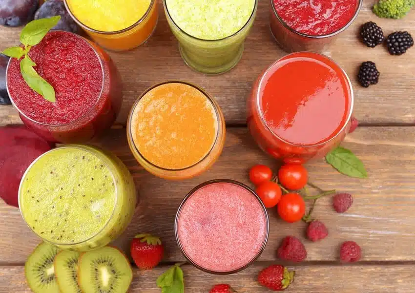 sucos frutas