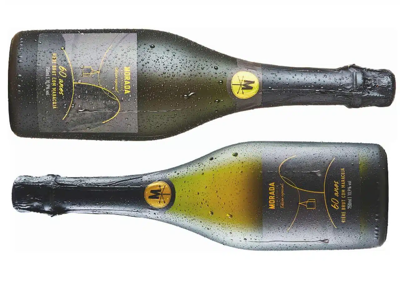 Garrafa da cerveja champenoise com maracujá da Companhia Morada Etílica em edição limitada para o Pão de Açúcar
