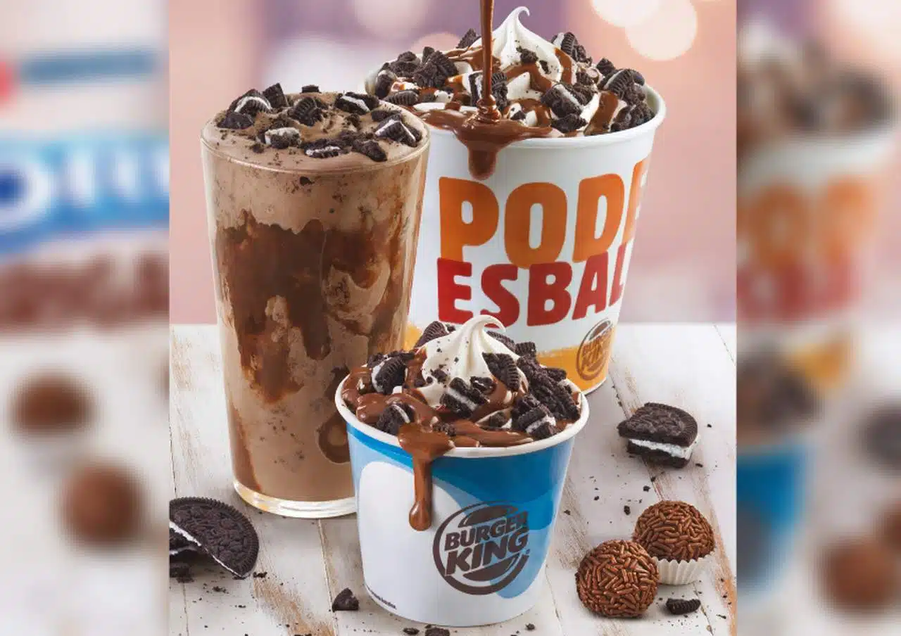 Sobremesas Oreo com brigadeiro no Burger King