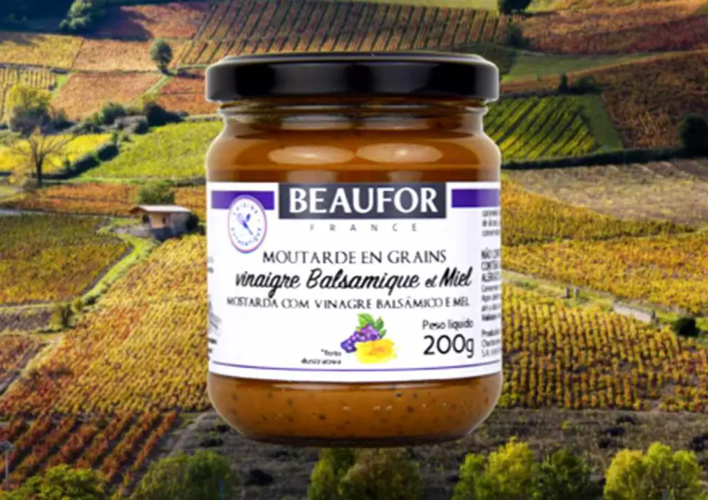 Mostarda Beaufor: uma nova versão, agora com aceto balsâmico e mel!