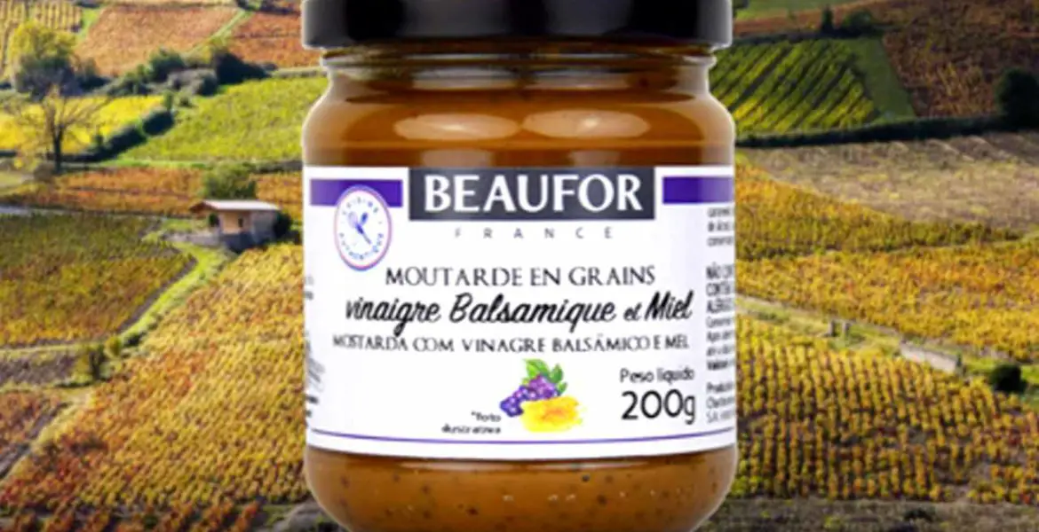 Mostarda Beaufor: uma nova versão, agora com aceto balsâmico e mel!