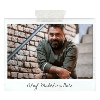 Melchior Neto: o chef que une cozinha e cultura do vinho Melchior Neto: o chef que une cozinha e cultura do vinho