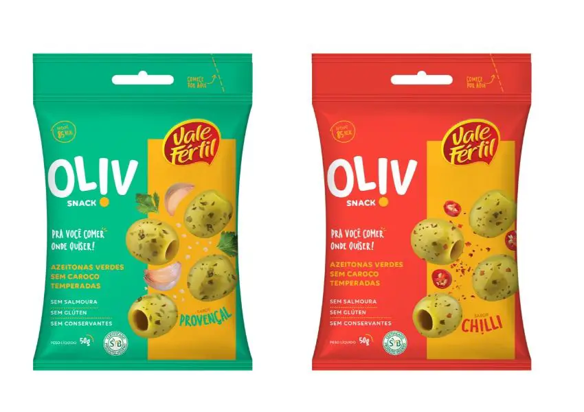 Vale Fértil lança o Oliv, primeiro snack de azeitonas produzido no Brasil
