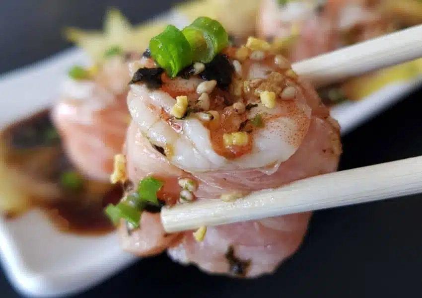 Sushis artesanais do especialzinho do rodízio japonês em Brasília no restaurante Haná Premium da 408 Sul