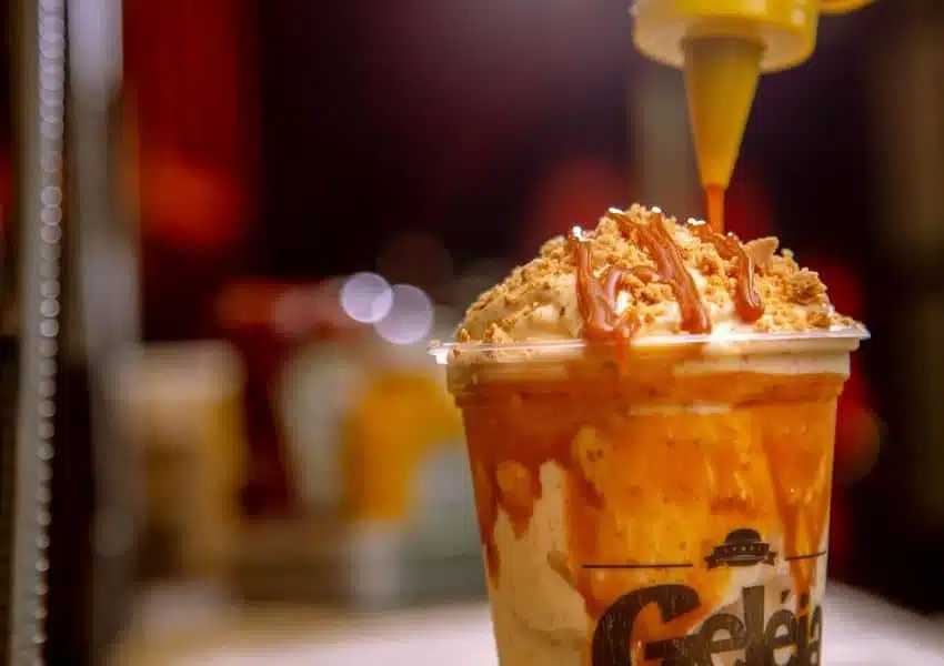 milkshake de graça no Geléia