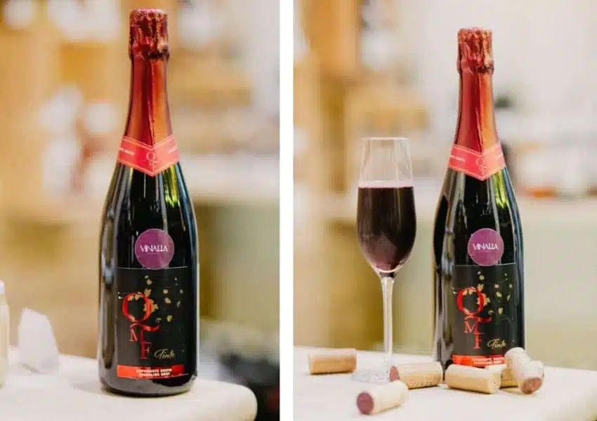 Vinalla Vinhos traz raro espumante tinto QMF