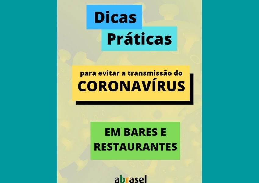 Dicas Práticas para evitar a transmissão do coronavírus - Abrasel