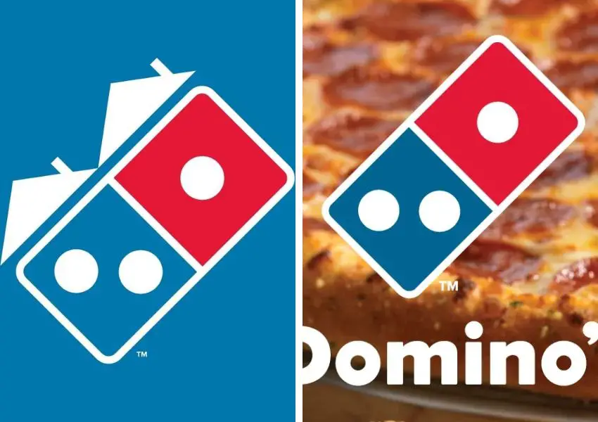 Resultado de imagem para Domino’s Pizza muda sua logo para estimular que a população fique em casa