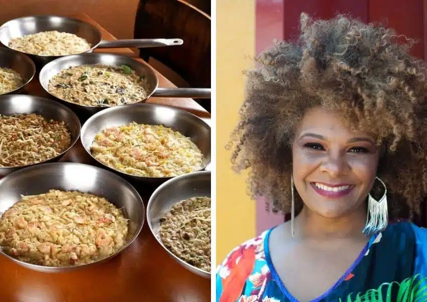 Ticiana Werner traz música e gastronomia com Rosana Brown