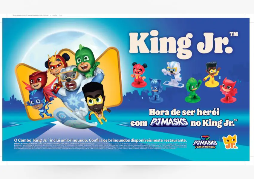 Burger King e PJ Masks Power Hero