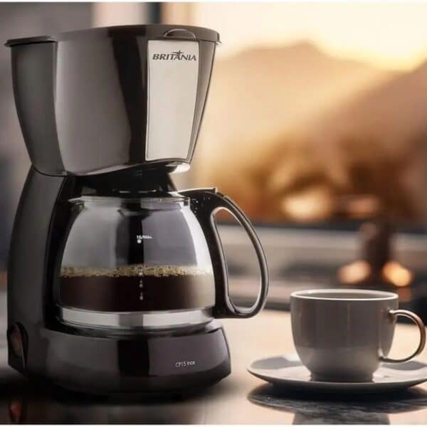 Cafeteira Elétrica Britânia CP15 (15 Xícaras) Preta - 220V - Imagem 2