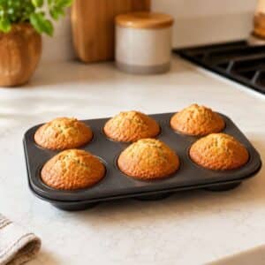 Forma Antiaderente para Cupcake e Muffin 6 Cavidades