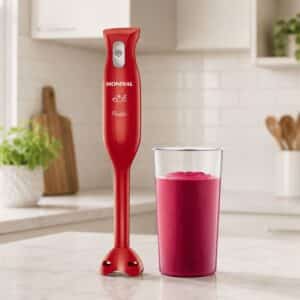 Mixer 2 em 1 Mondial 200W com Copo - Vermelho (220V)