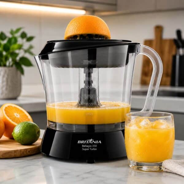Espremedor de Frutas Britânia Super Turbo Preto - 220V - Imagem 2