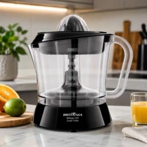 Espremedor de Frutas Britânia Super Turbo Preto - 220V