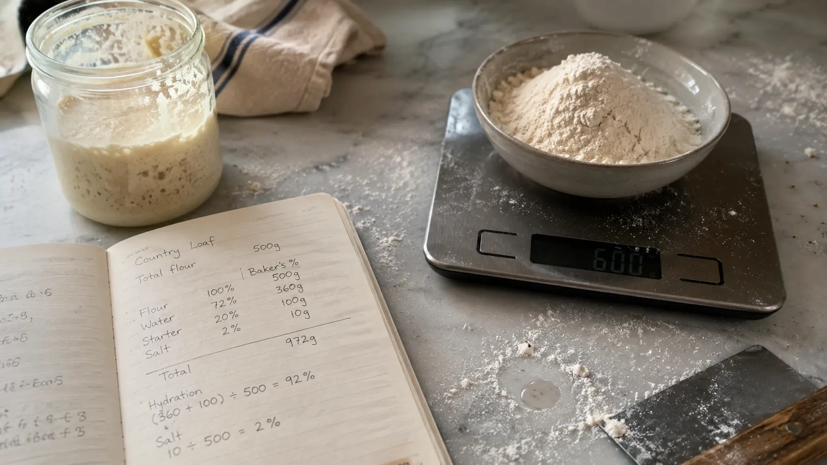 Como Calcular Proporções de Levain