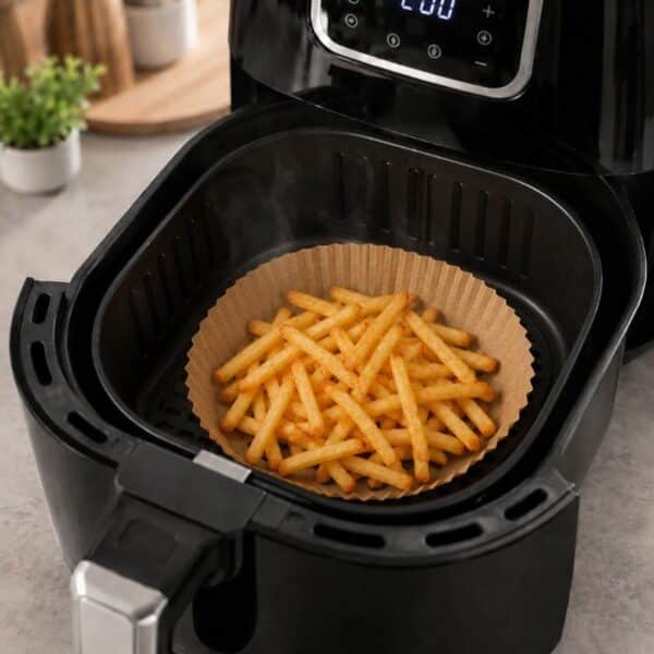 Forma de Papel Antiaderente Descartável para Air Fryer 16cm - Imagem 2