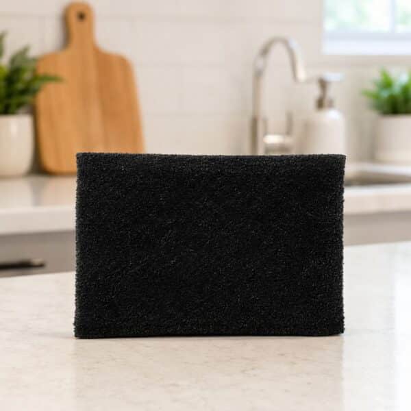 Esponja Multiuso Branca para Limpeza de Cozinha - Imagem 3
