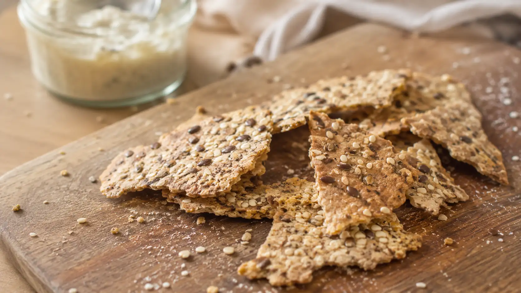 Crackers de Descarte de Fermento Natural