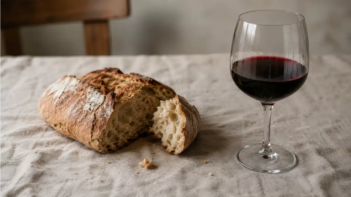 Pão e Vinho, os Símbolos Máximos da Mesa Cristã