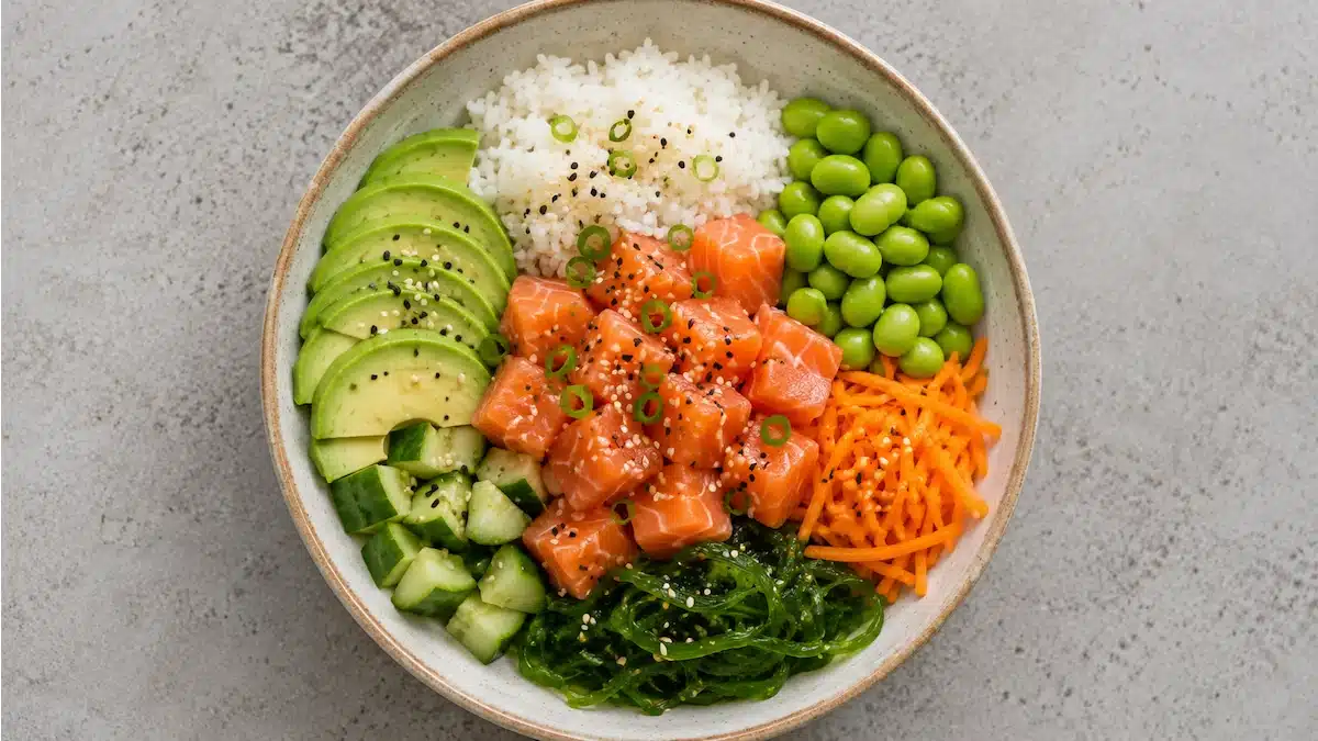 Poke Bowl Montado em Casa