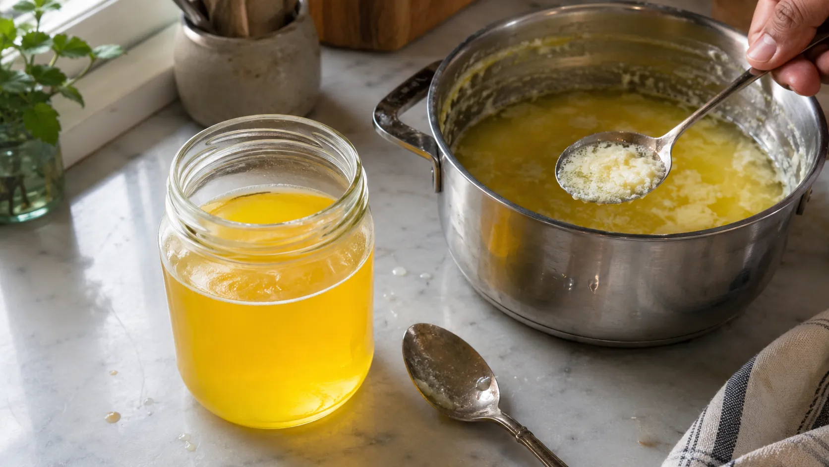 Manteiga Ghee Purificada em Casa