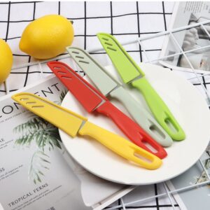 Mini Faca Colorida Pescador com Capa Protetora