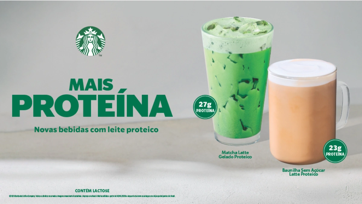 Starbucks amplia plataforma proteica - Starbucks amplia plataforma proteica no Brasil