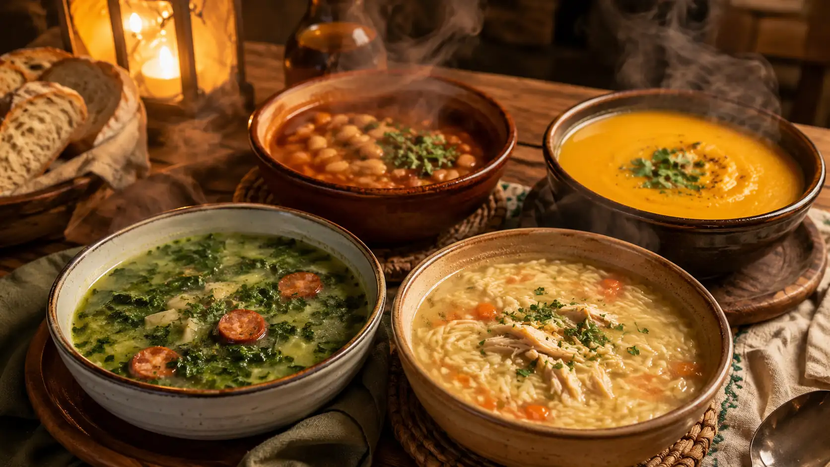 Comfort Food de Inverno: Sopas e Caldos