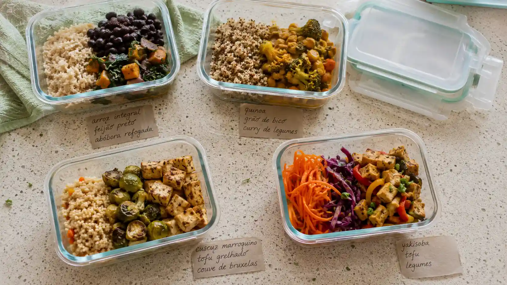 Marmitas Veganas para Congelar