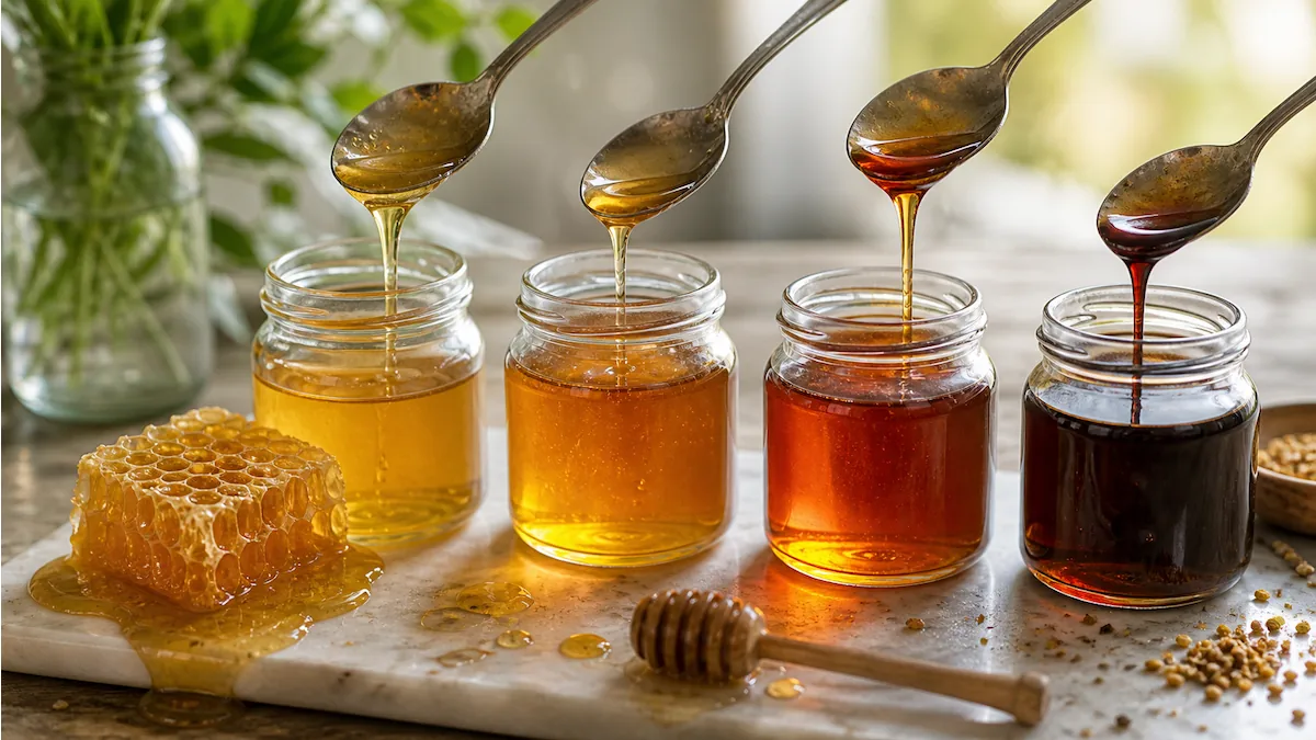 3 Talheres Mel, Melado, Agave e Xaropes: Como Comparar
