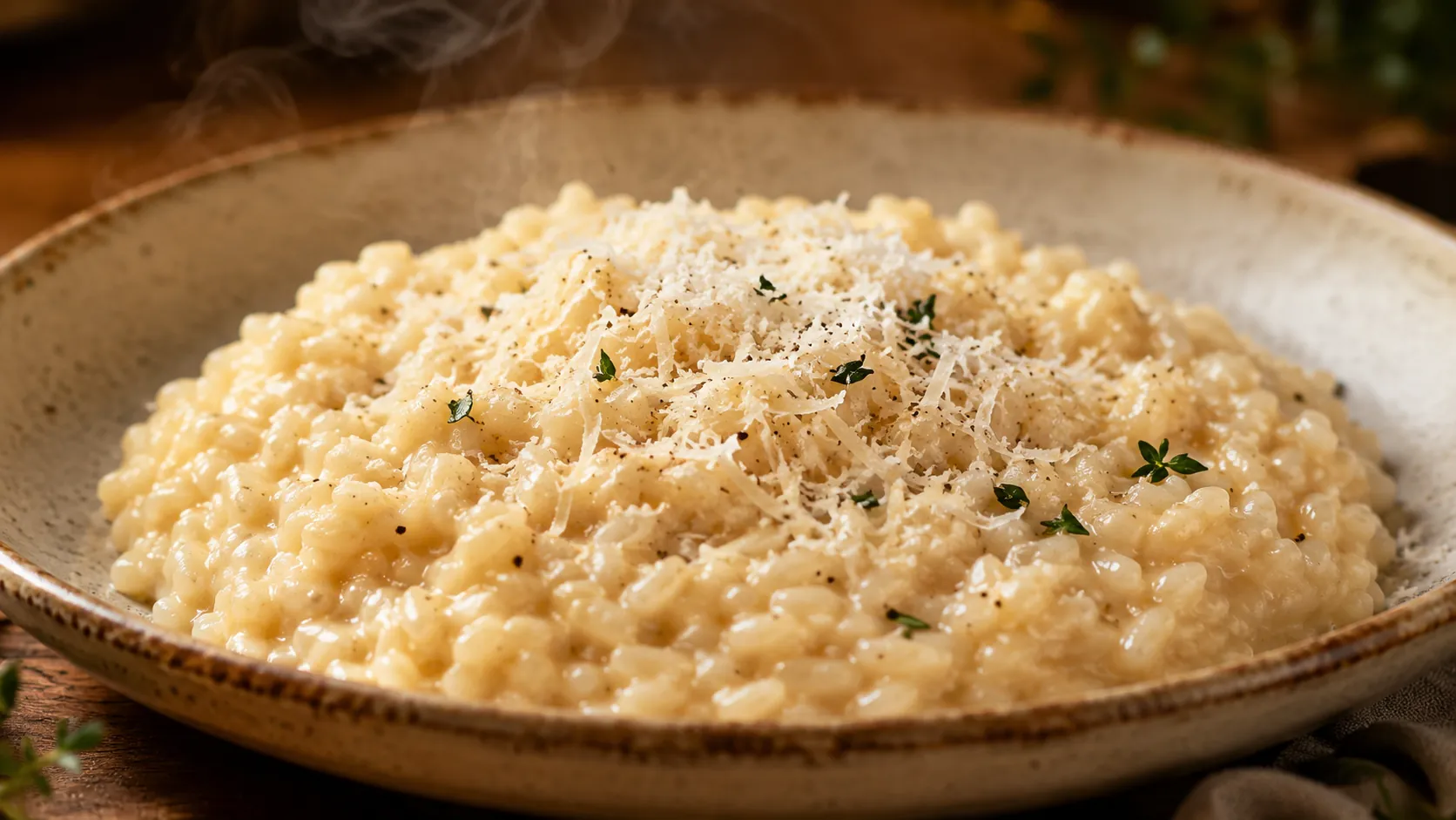 Risoto Básico de Parmesão