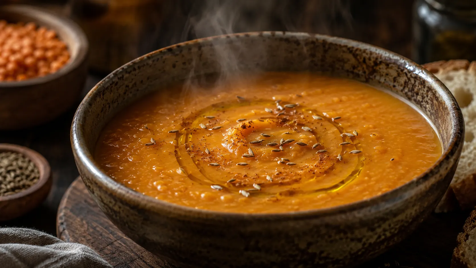placeholder1280x720 Sopa de Lentilha com Temperos Árabes