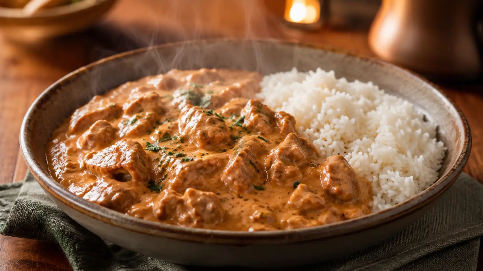 Strogonoff Cremoso: Frango ou Carne